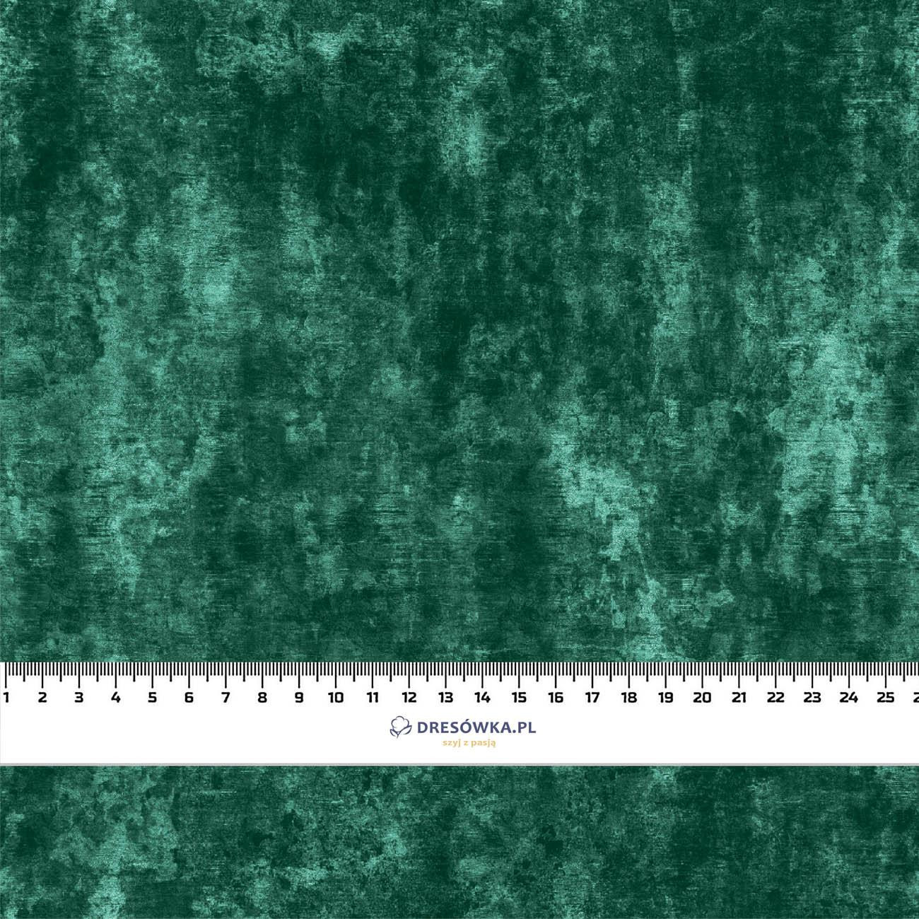 GRUNGE (bottled green) - looped knit fabric