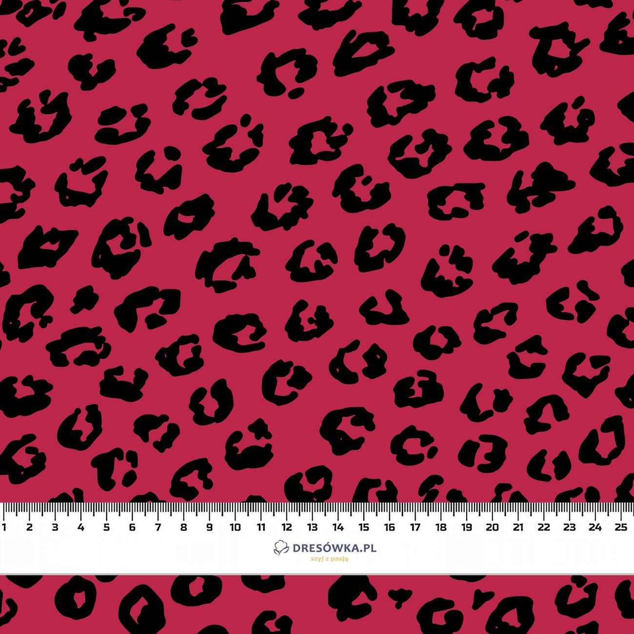 SPOTS PAT. 2 / viva magenta- single jersey with elastane ITY