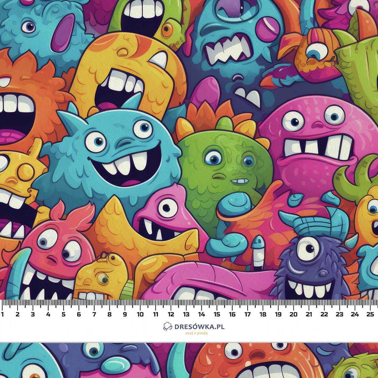 CRAZY MONSTERS PAT. 4 - Waterproof woven fabric