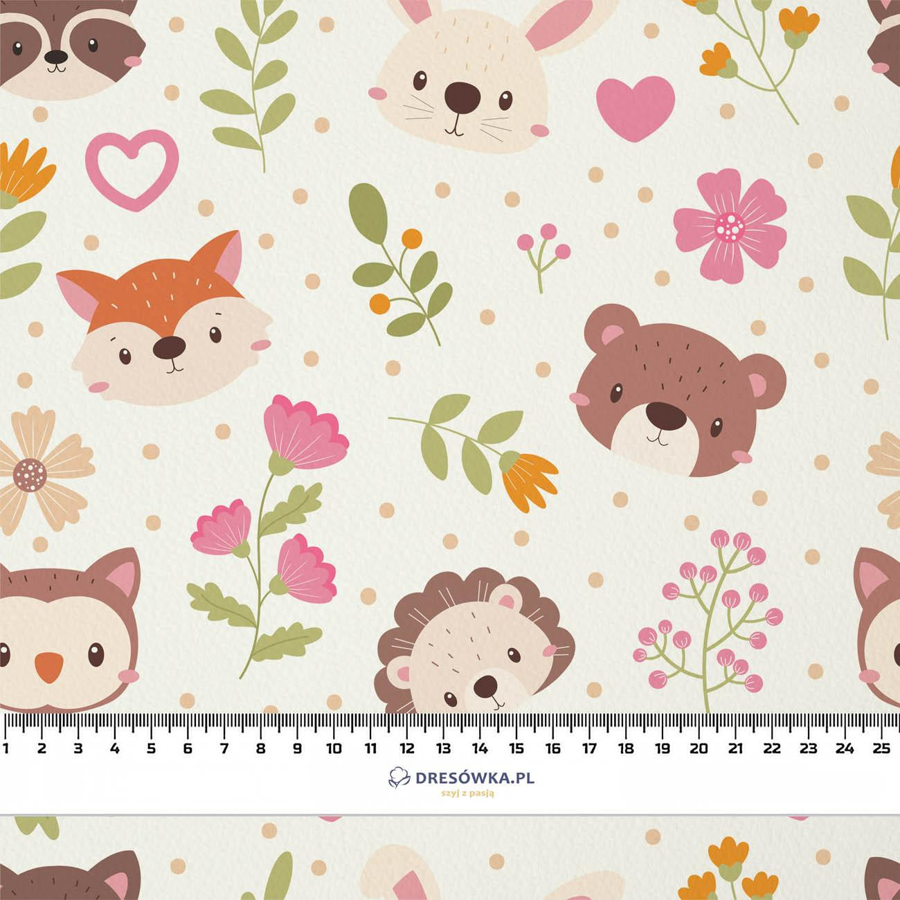 CUTE ANIMALS - Cotton muslin