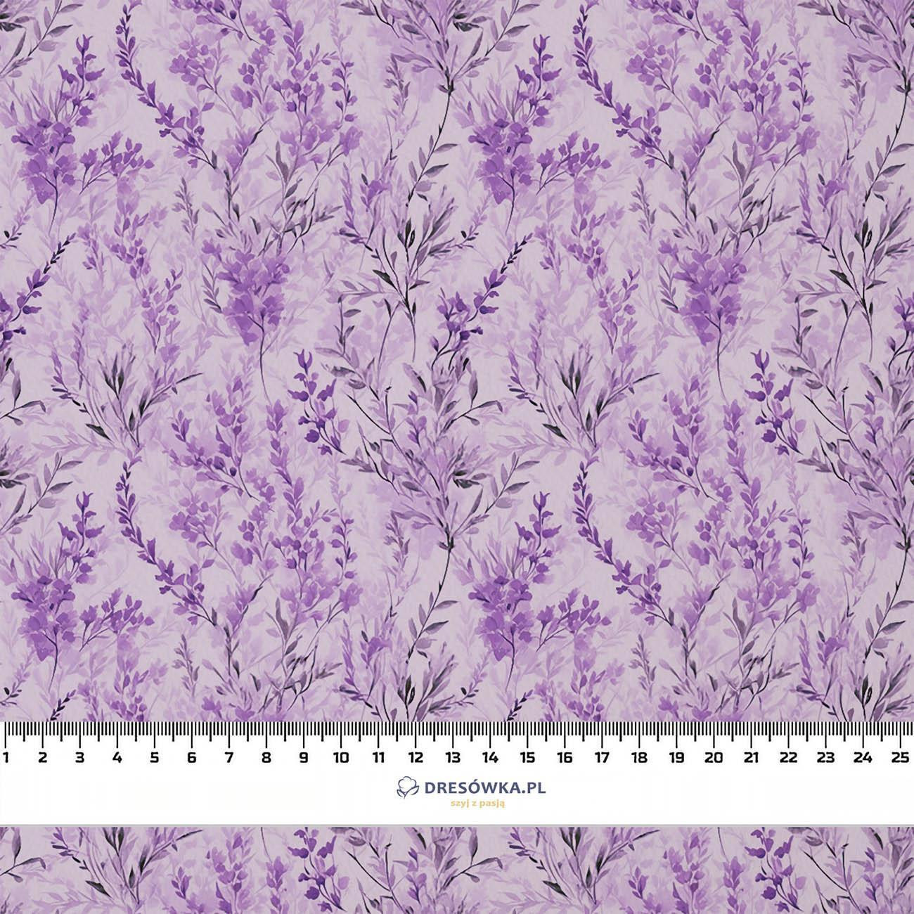 DIGITAL LAVENDER / FLOWERS - Nylon fabric PUMI