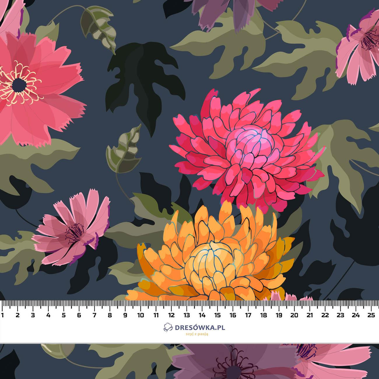FLORAL AUTUMN pat. 3 - Waterproof woven fabric