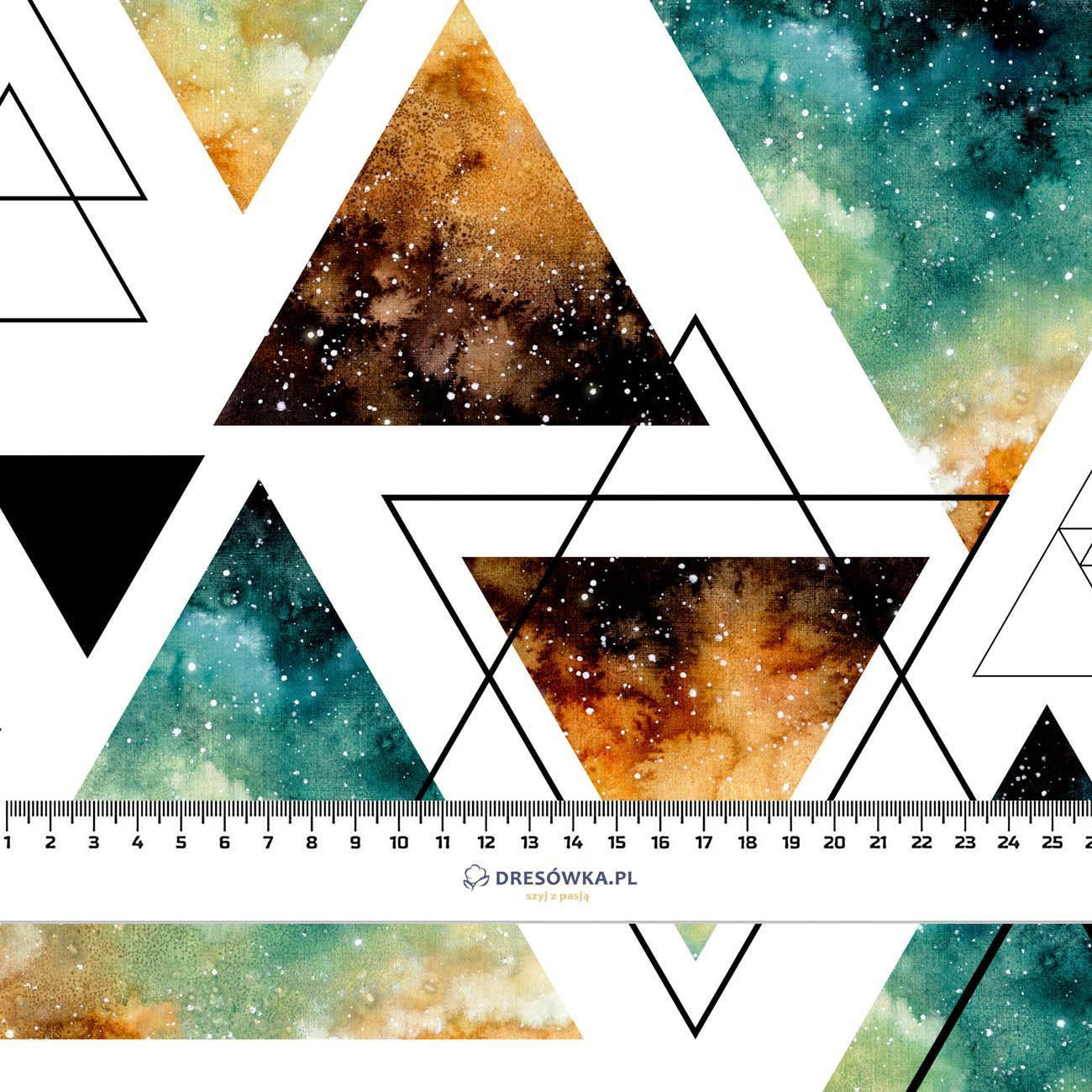 TRIANGLES / galactic journey - Waterproof woven fabric