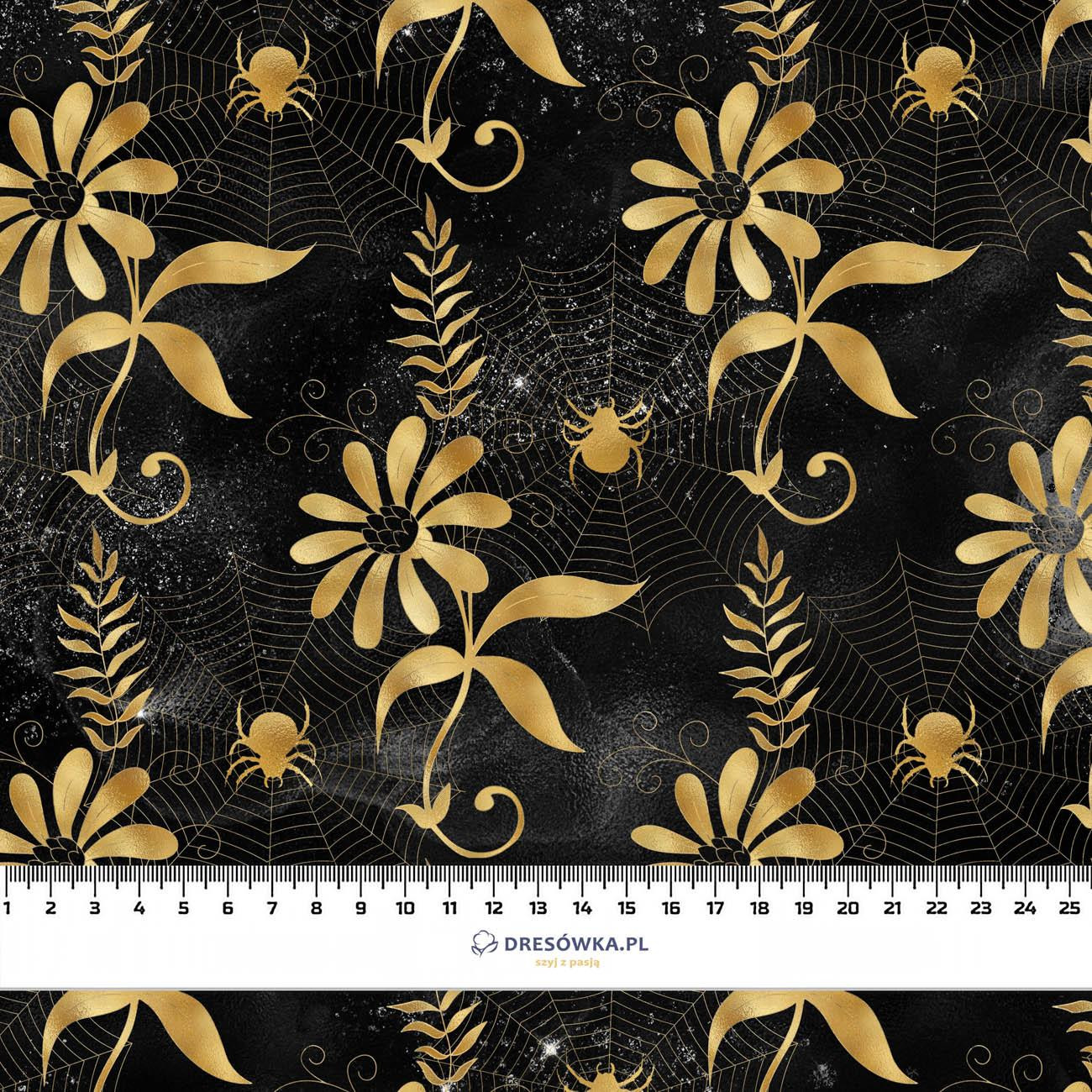 GOLDEN SPIDERS PAT. 2 - looped knit fabric with elastane ITY