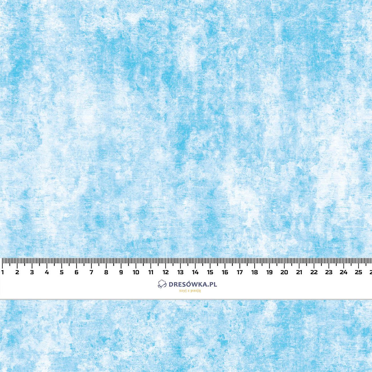 GRUNGE (light blue) - looped knit fabric