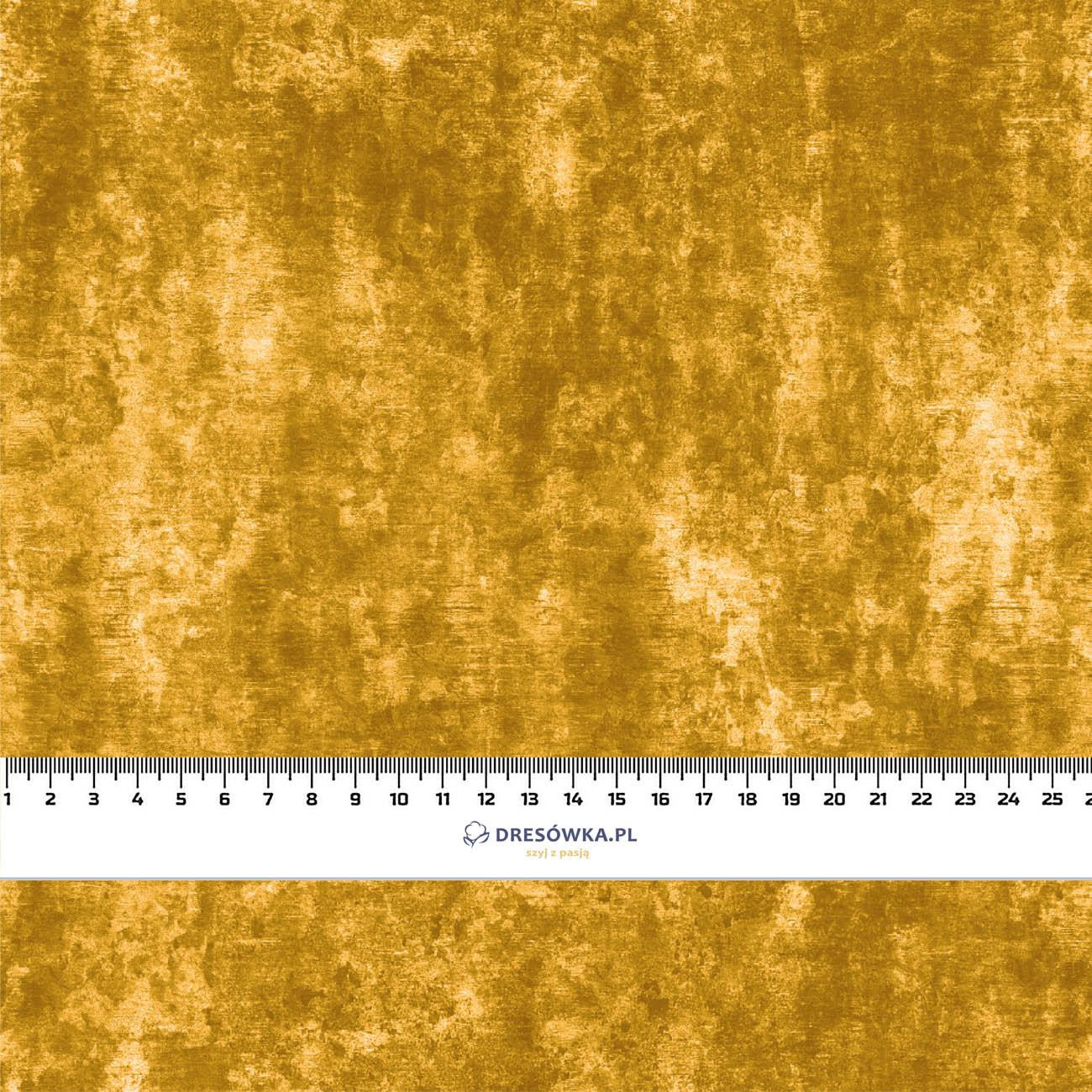GRUNGE (mustard) - looped knit fabric