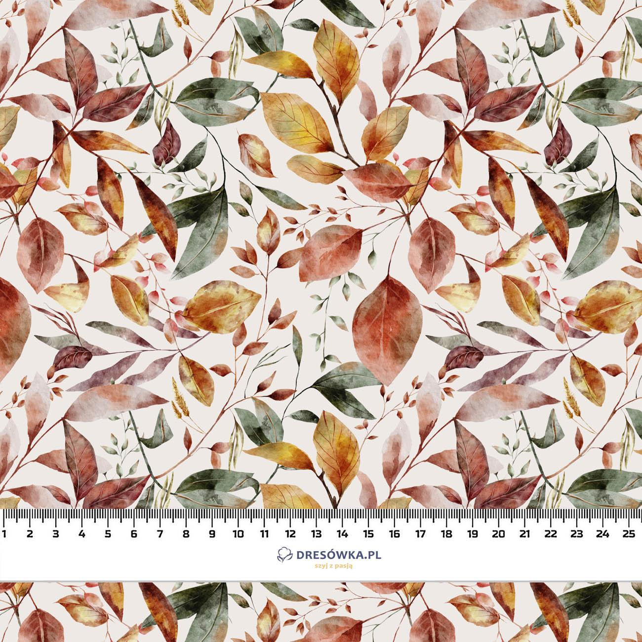 AUTUMN LEAVES PAT. 2 (COLORFUL AUTUMN) - Cotton muslin