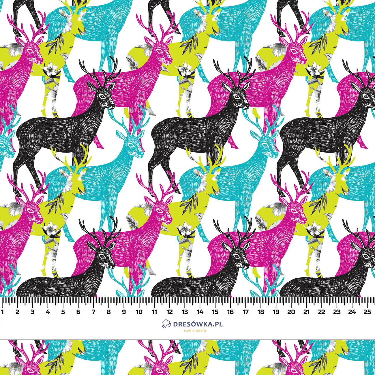 COLORFUL DEERS - looped knit PE240