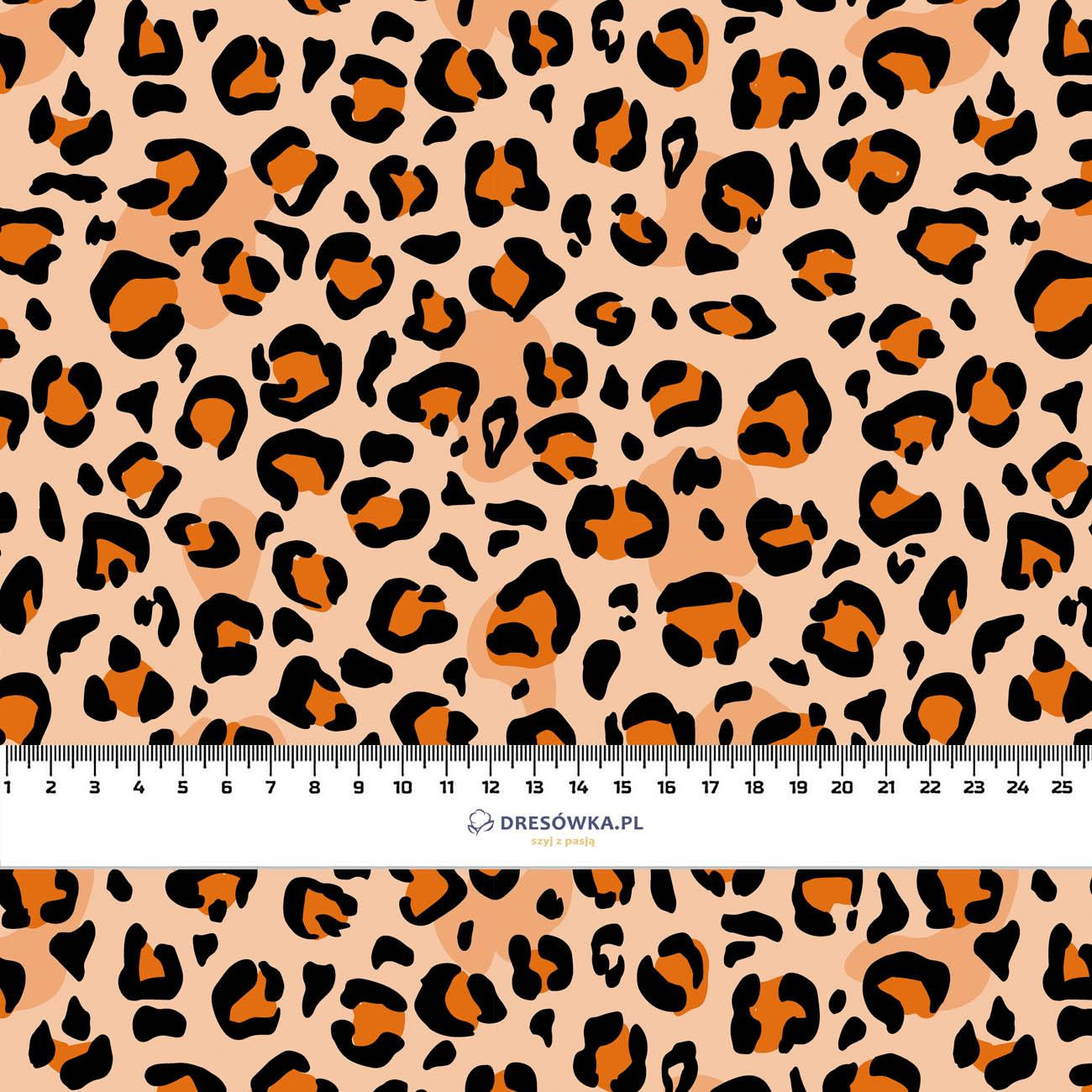 LEOPARD / SPOTS  - single jersey with elastane 