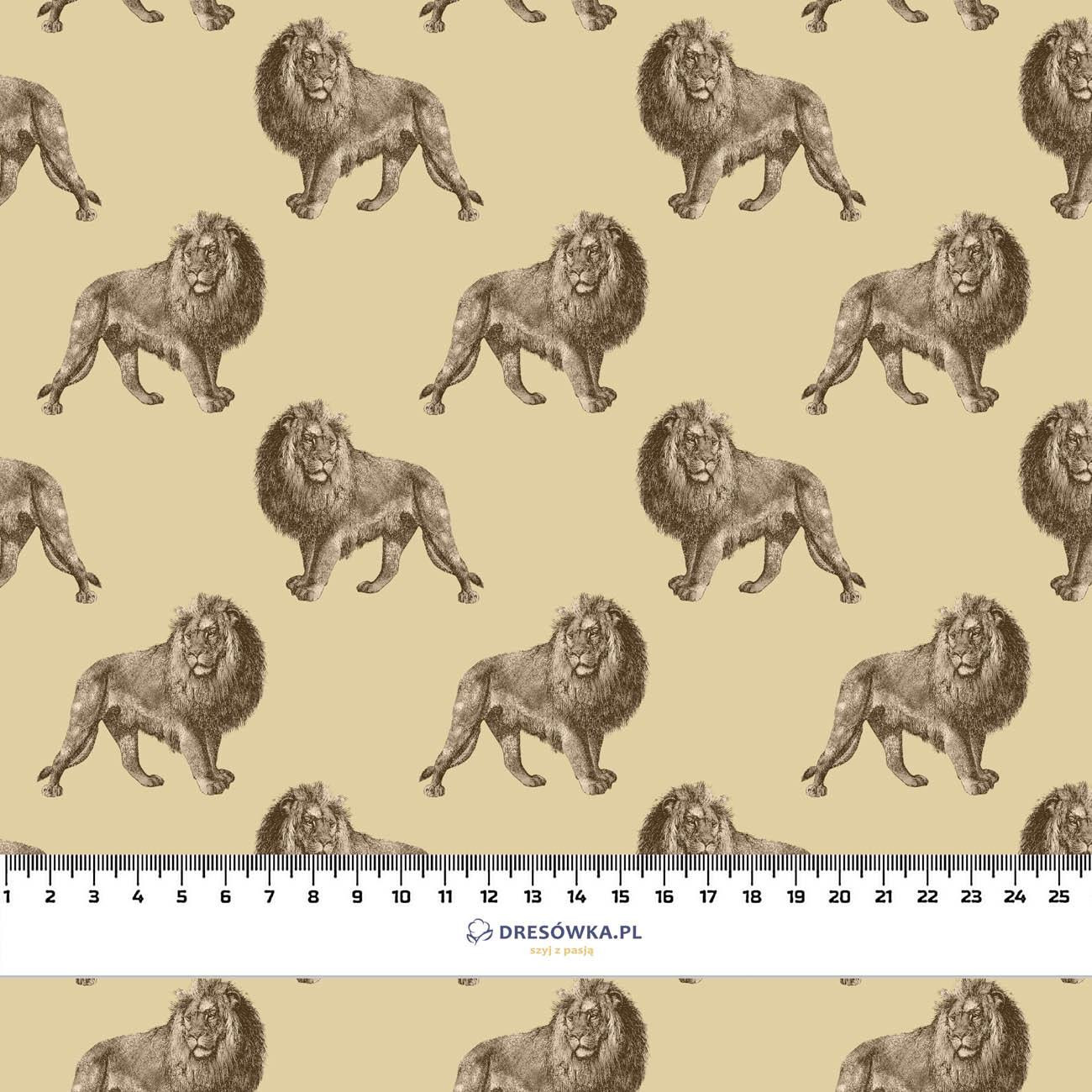 LIONS (SAFARI) - Cotton woven fabric