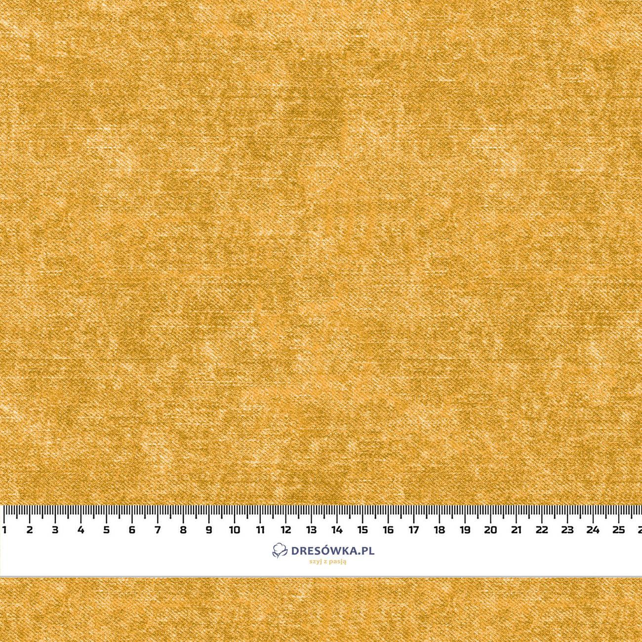 ACID WASH / MUSTARD  - Woven Fabric for tablecloths