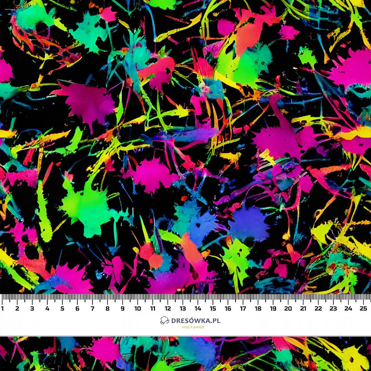 NEON SPECKS PAT. 2 - Cotton woven fabric