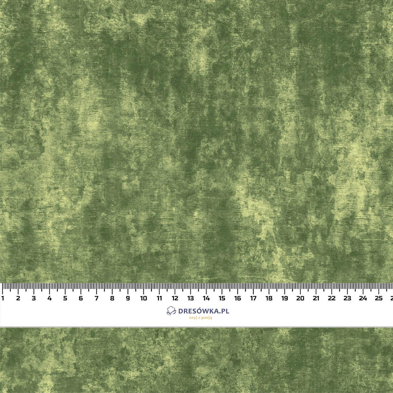 GRUNGE (olive) - looped knit fabric