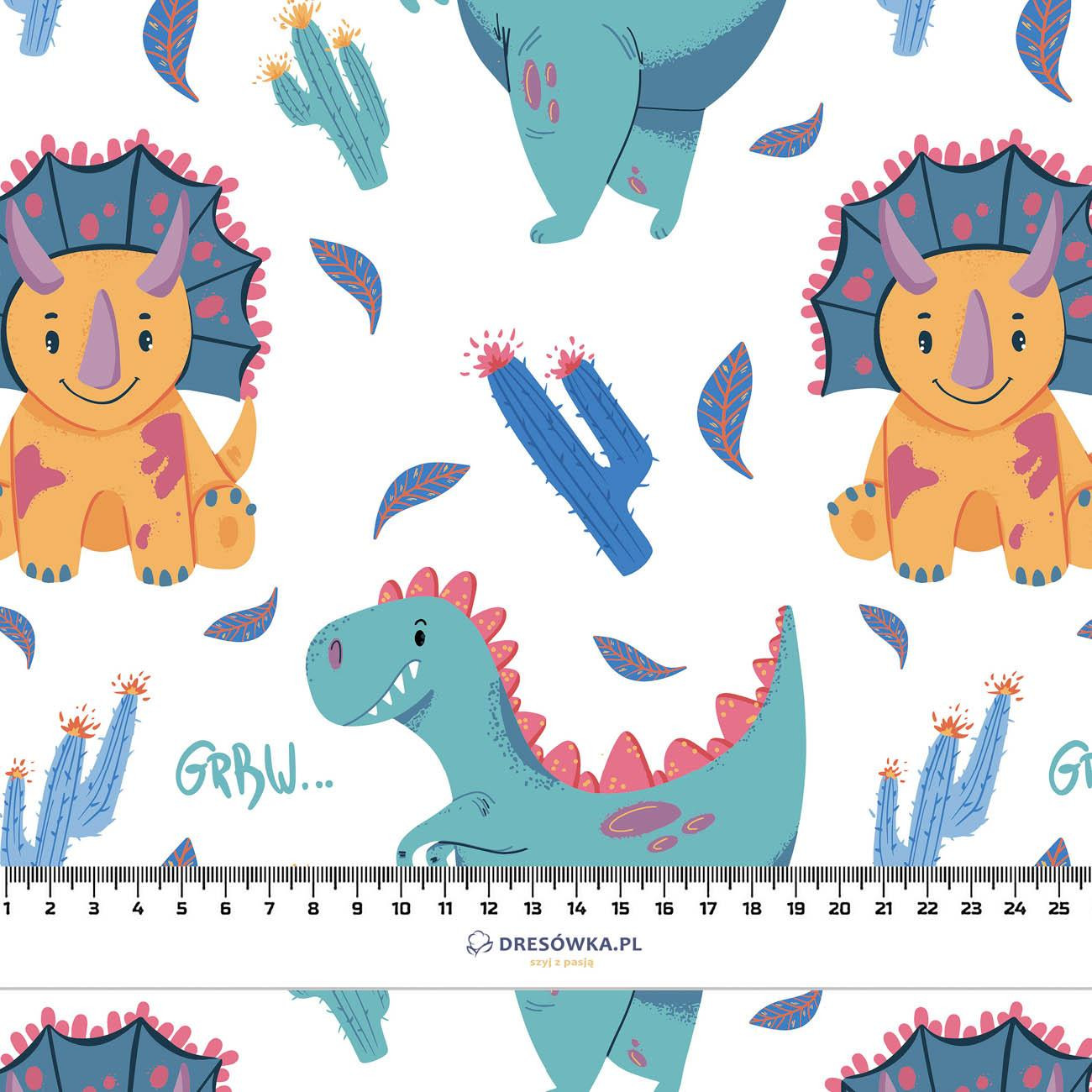 TRICERATOPS - looped knit fabric