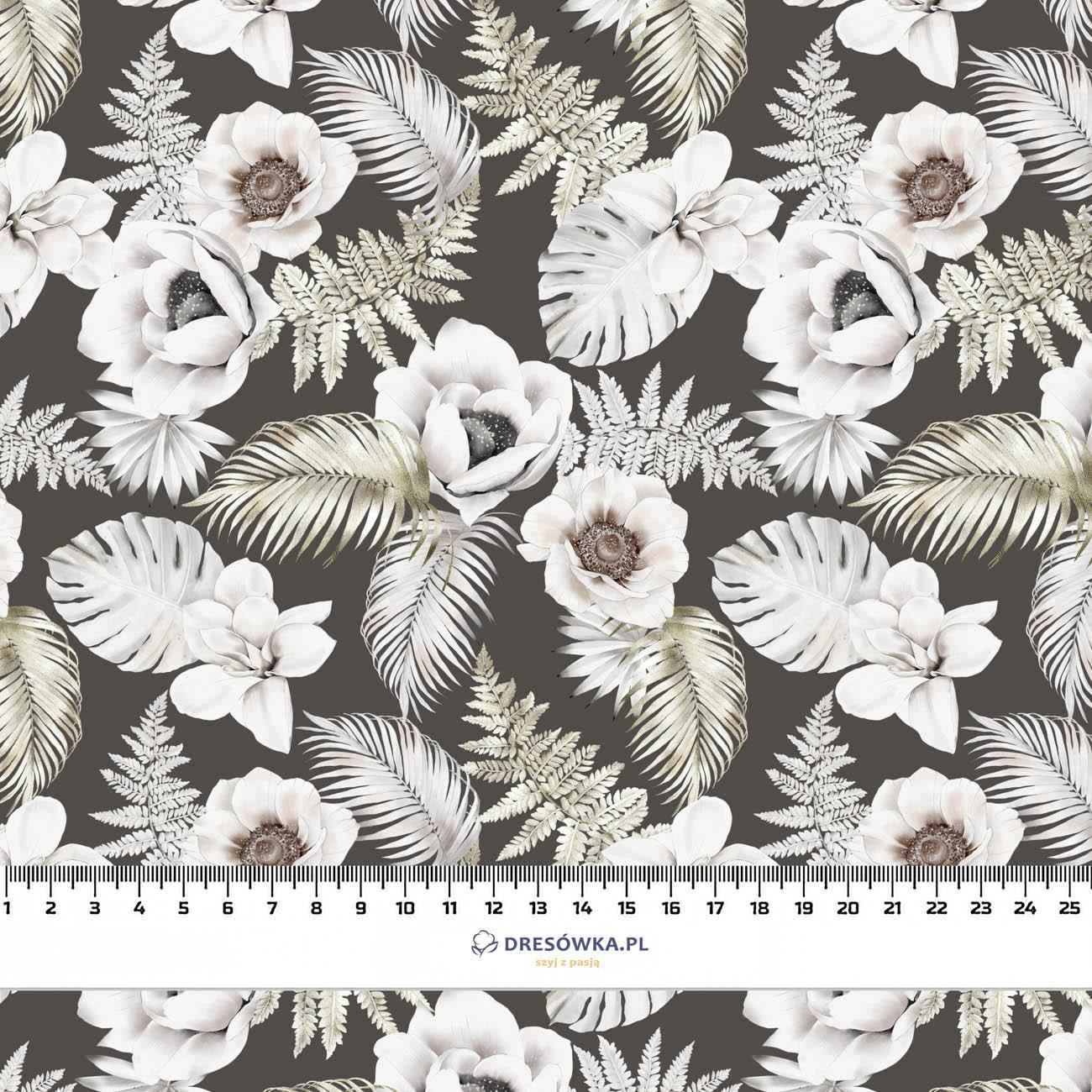 WHITE FLOWERS PAT. 2 - Cotton muslin