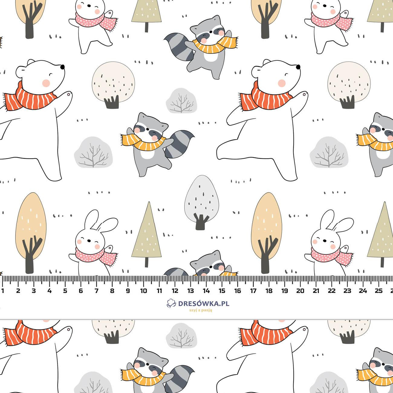 WINTER PARTY PAT. 1 (WINTER FUN) - Cotton woven fabric