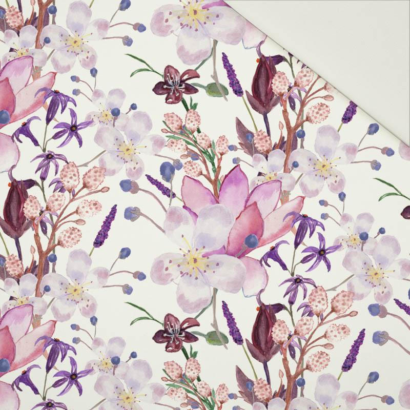 APPLE BLOSSOM AND MAGNOLIAS PAT. 1 (BLOOMING MEADOW) - Cotton drill