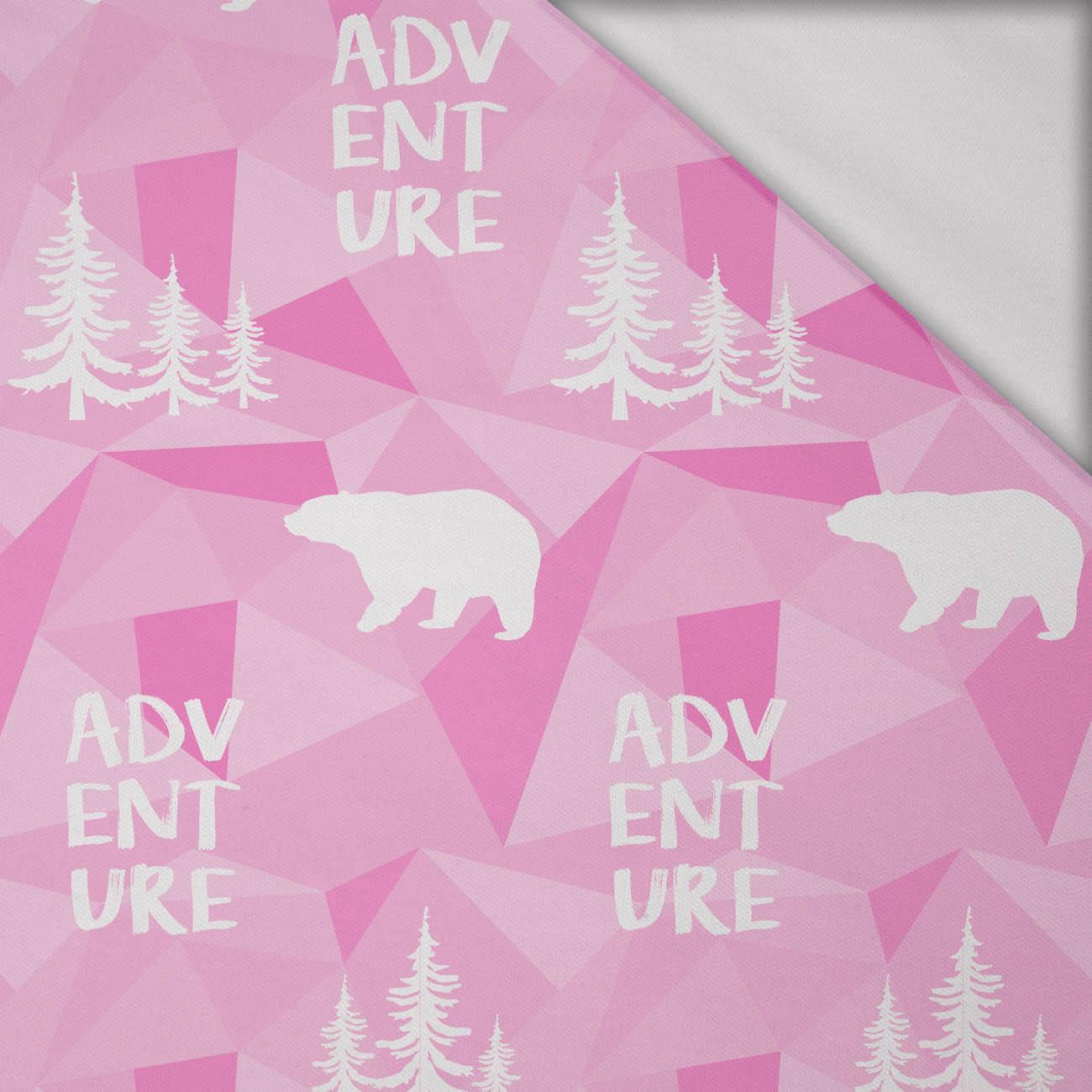 BEARS (adventure) / pink - Cotton interlock