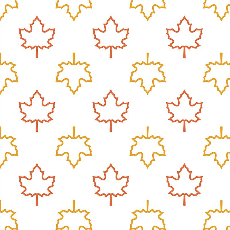 HALLOWEEN MAPLE LEAVES / Contour