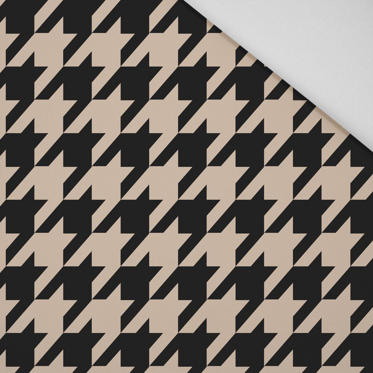 BLACK HOUNDSTOOTH / BEIGE - Panama 220g