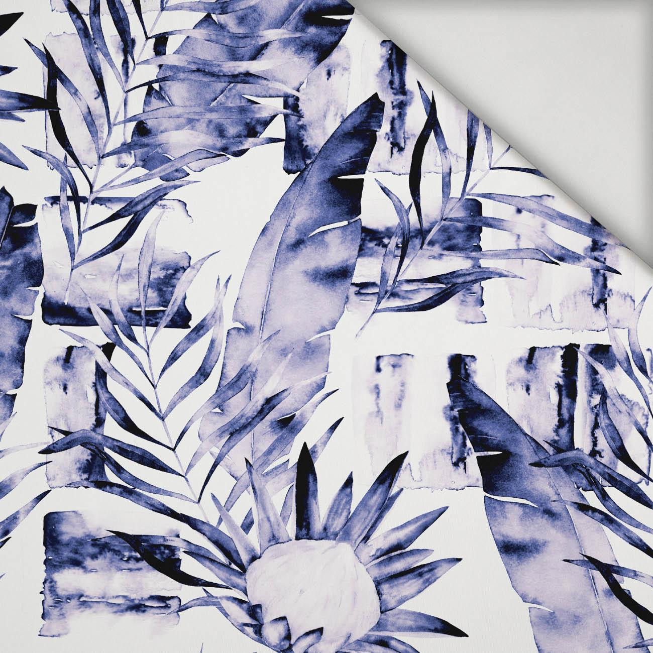 WATERCOLOR LEAVES 2.0 (Very Peri) - lycra 300g