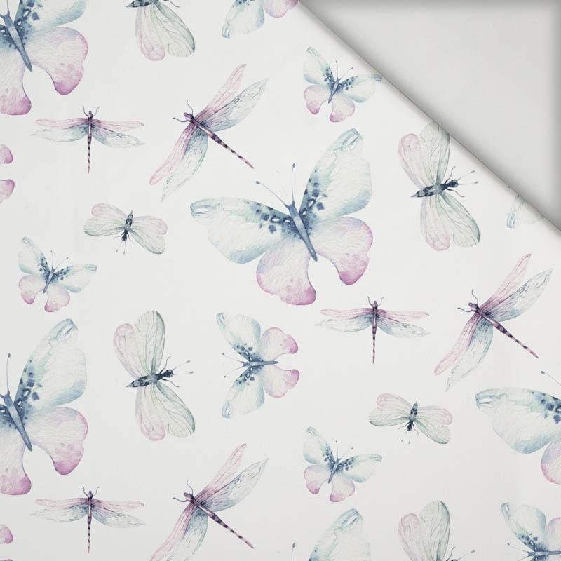 BUTTERFLIES AND DRAGONFLIES (WATER-COLOR BUTTERFLIES) - swimsuit lycra