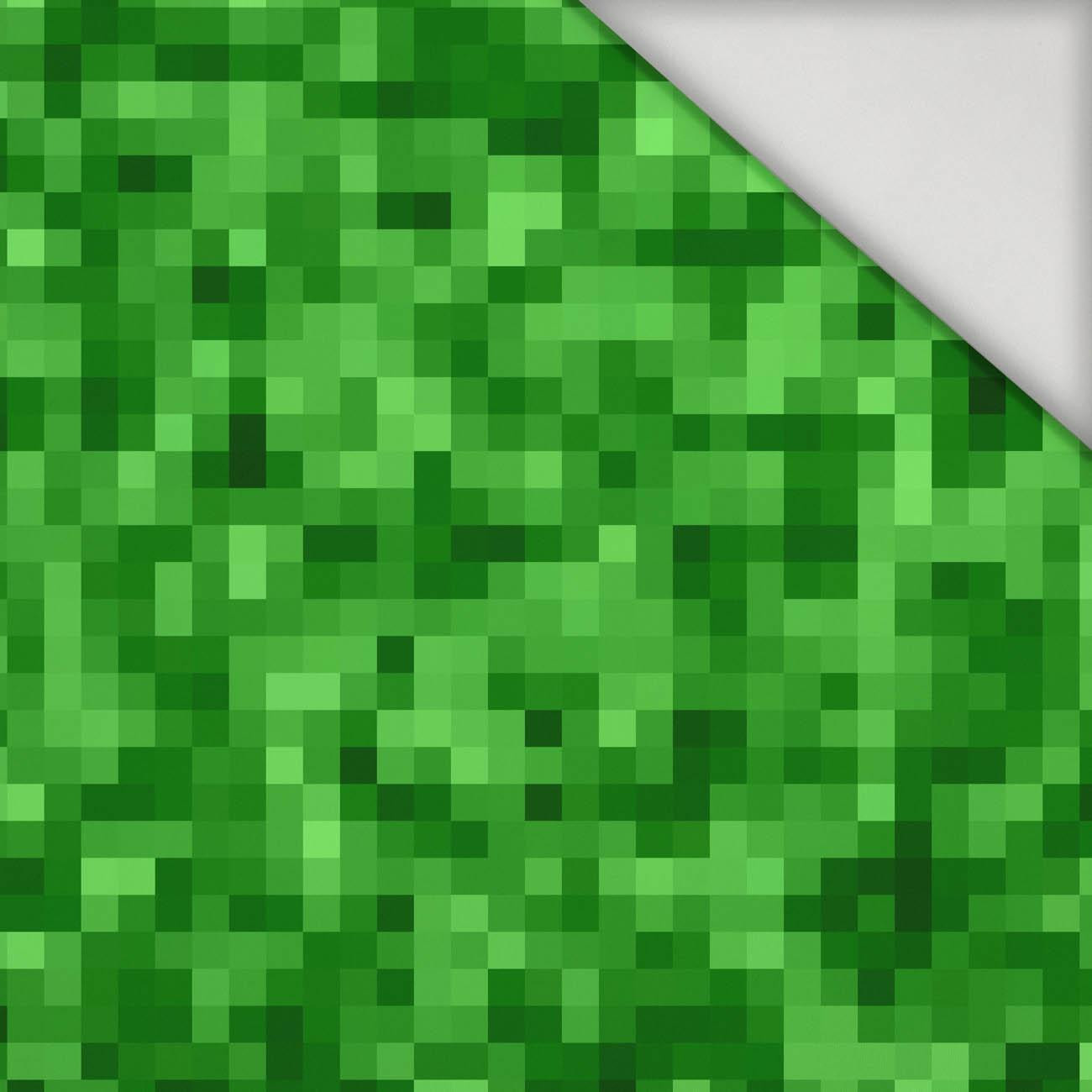 PIXELS pat. 2 / green - lycra 300g