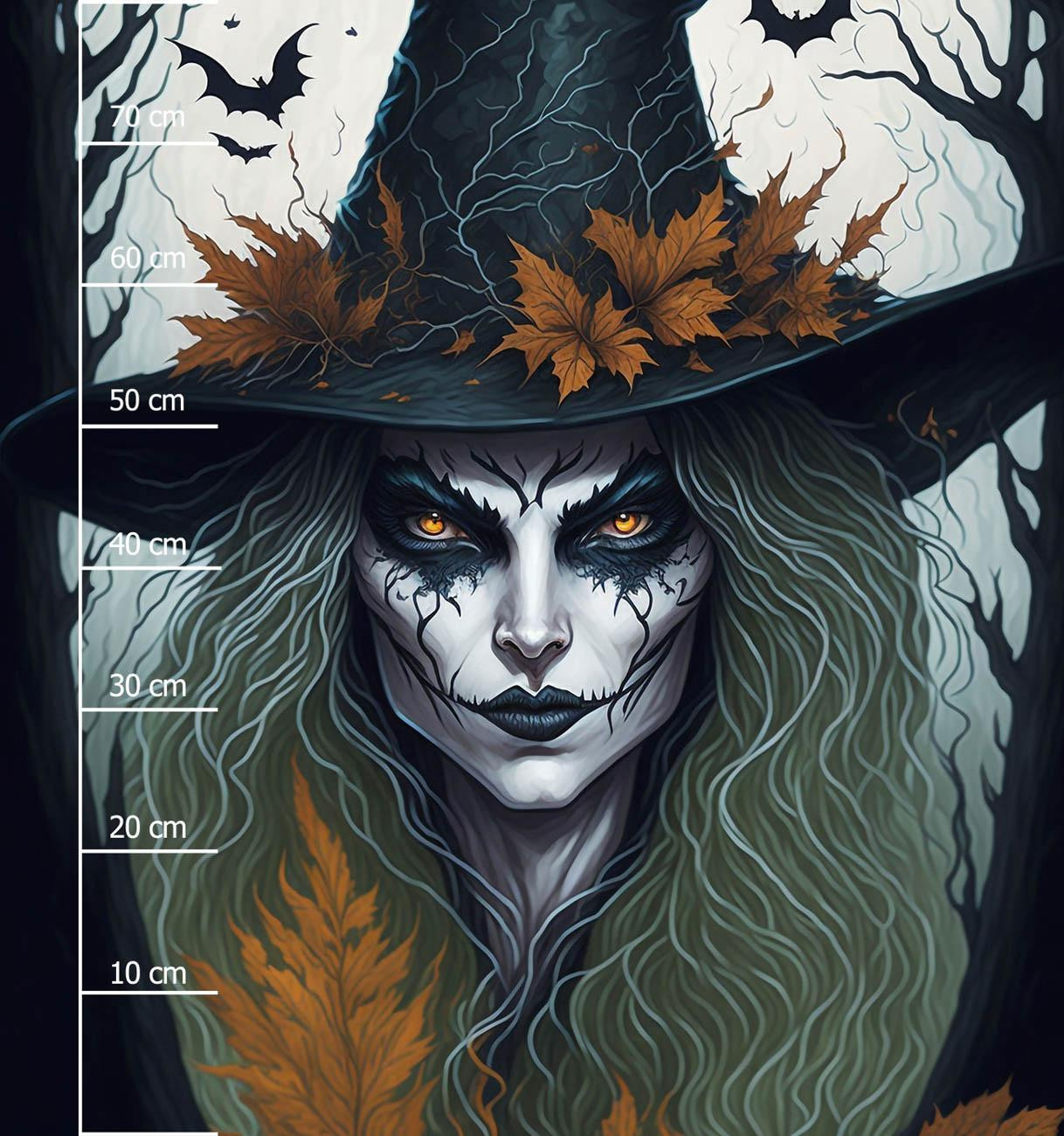 WITCH - panel (75cm x 80cm) brushed knitwear with elastane ITY