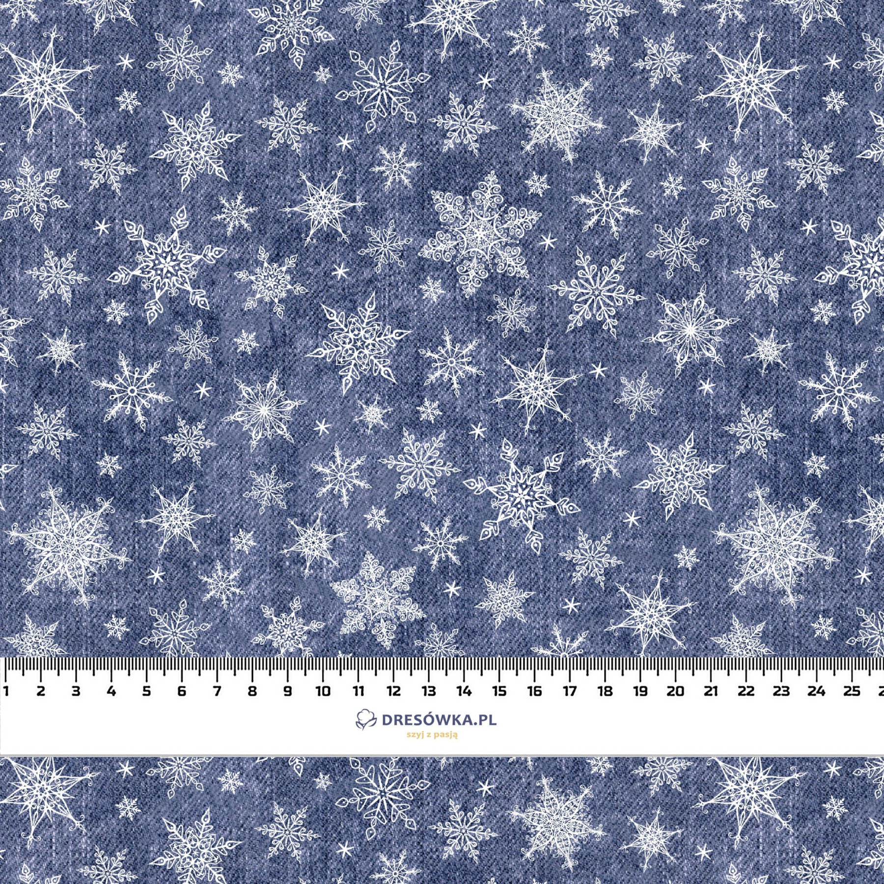 SNOWFLAKES PAT. 2 / ACID WASH DARK BLUE