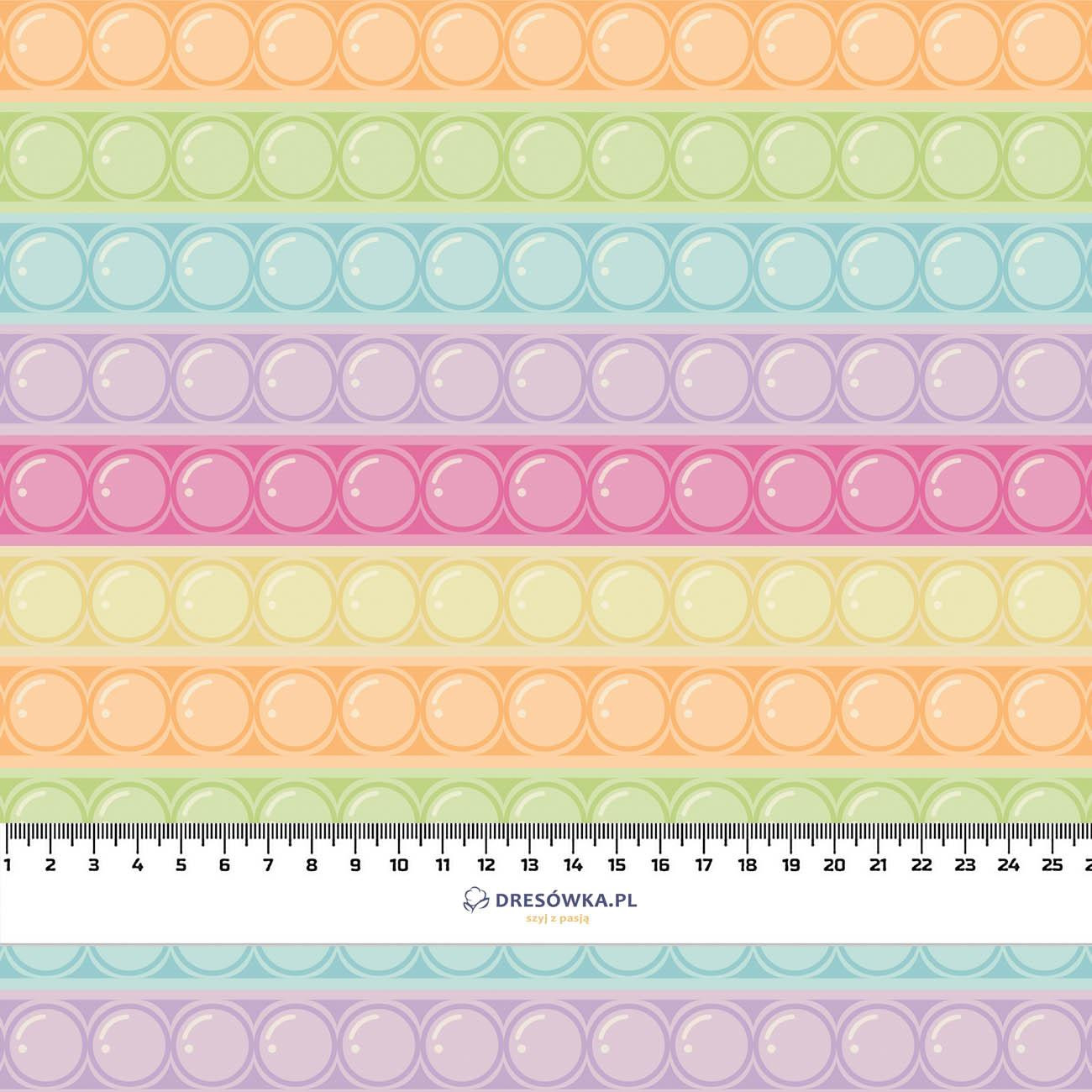 BUBBLED / pastel  - single jersey with elastane 