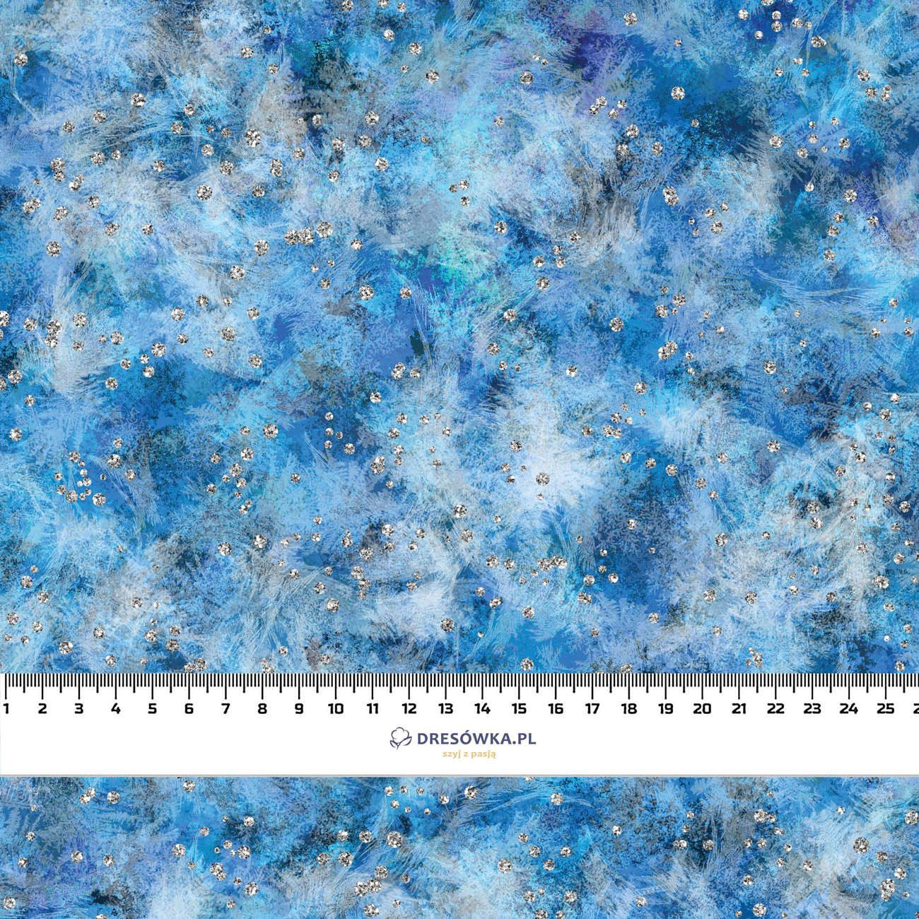 GLITTER FROST (WINTER IS COMING) - Waterproof woven fabric