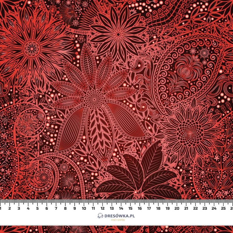 RED LACE - Waterproof woven fabric