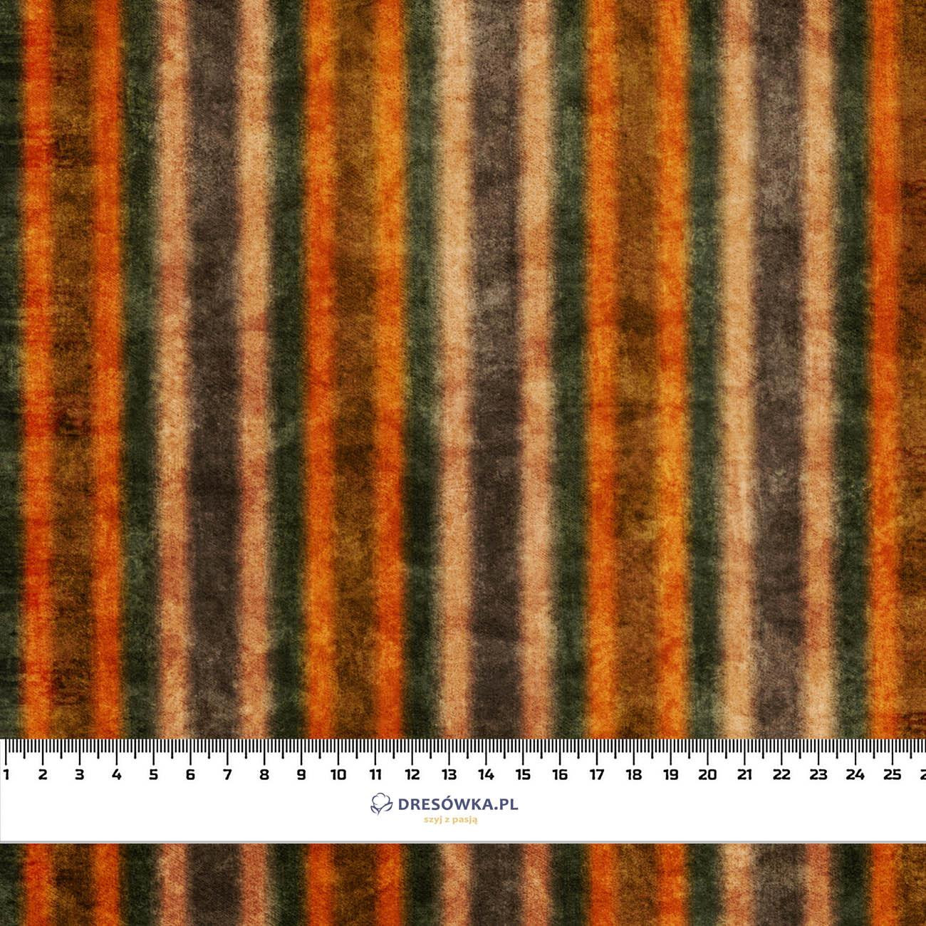 AUTUMN STRIPES  / colorful (AUTUMN COLORS) - Waterproof woven fabric