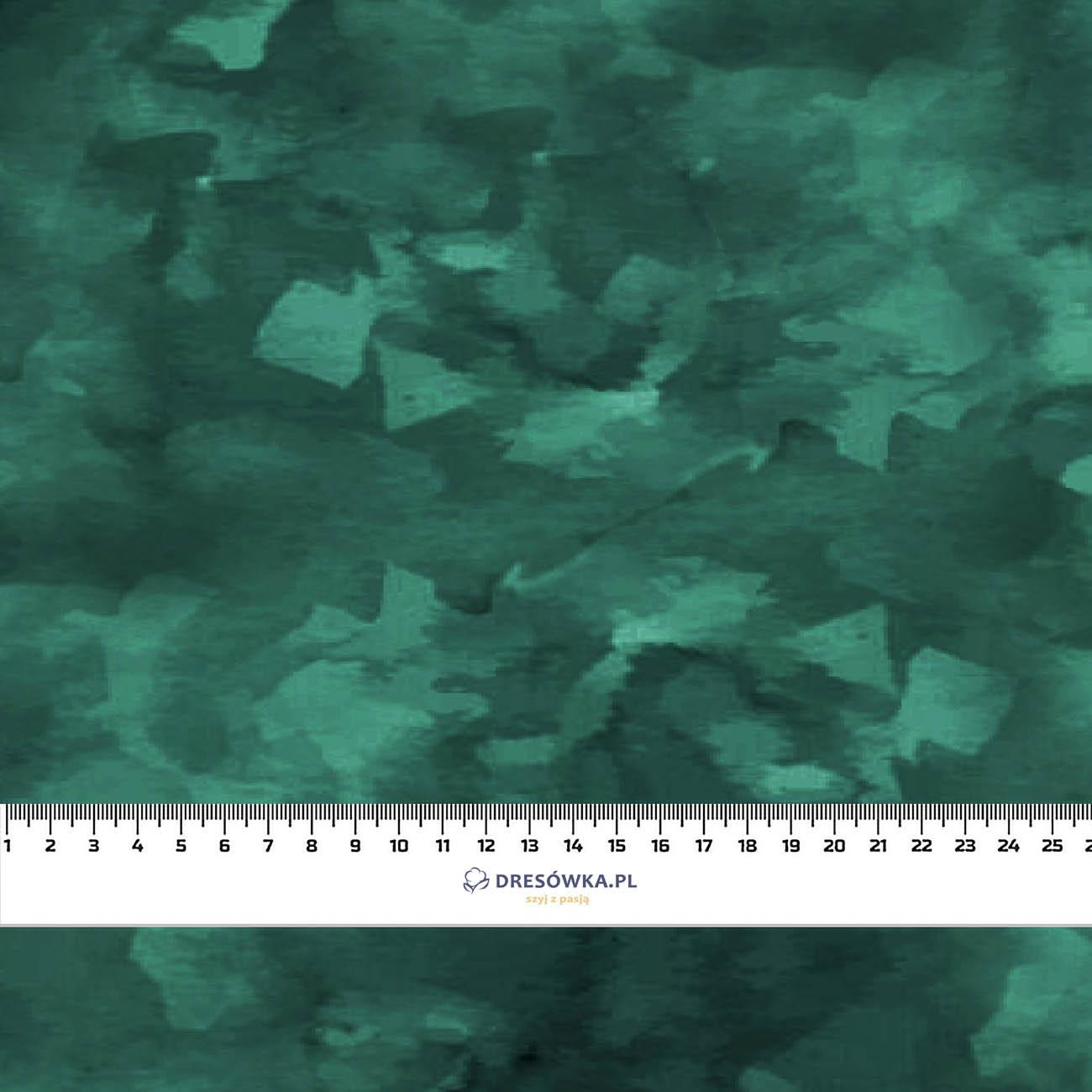 CAMOUFLAGE pat. 2 / bottled green - single jersey with elastane 