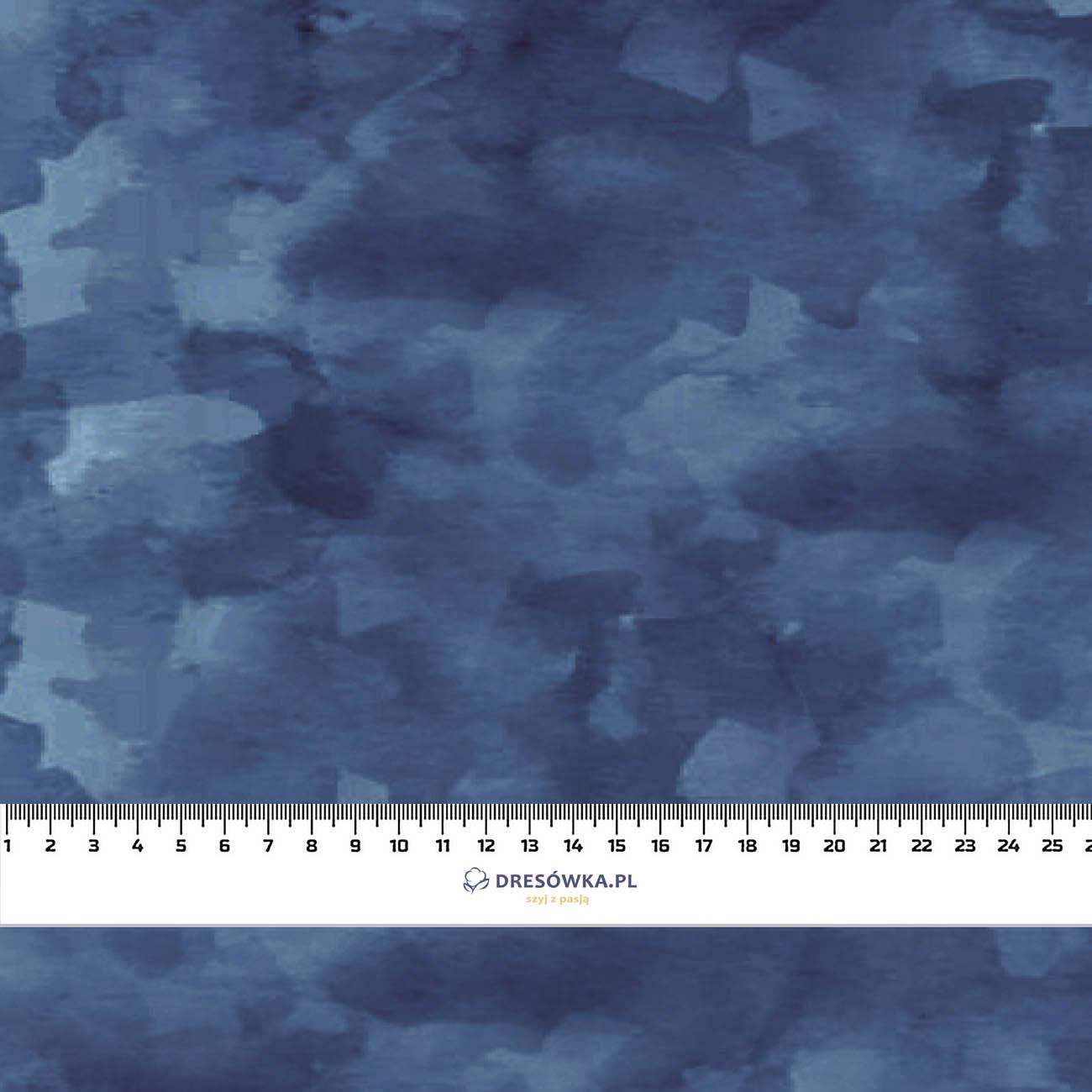 CAMOUFLAGE pat. 2 / dark blue - Waterproof woven fabric
