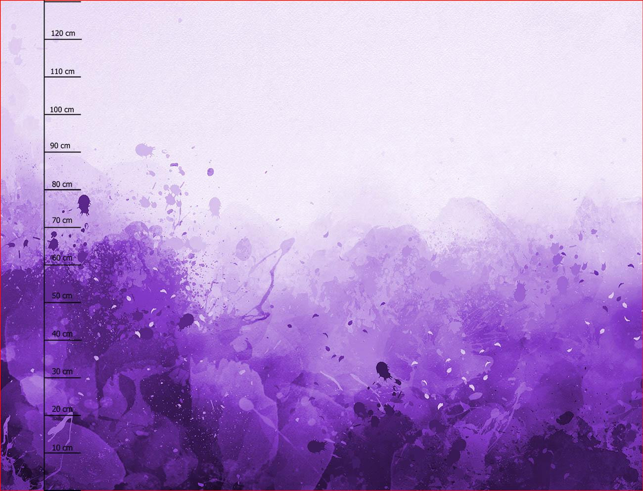 SPECKS (purple) - dress panel 