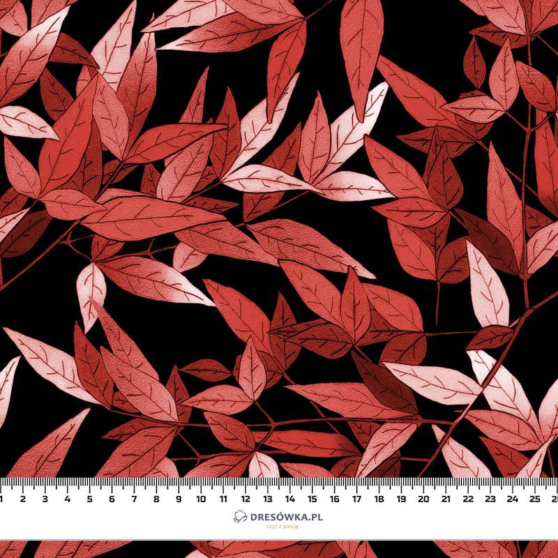 LEAVES pat. 7 (red) / black 