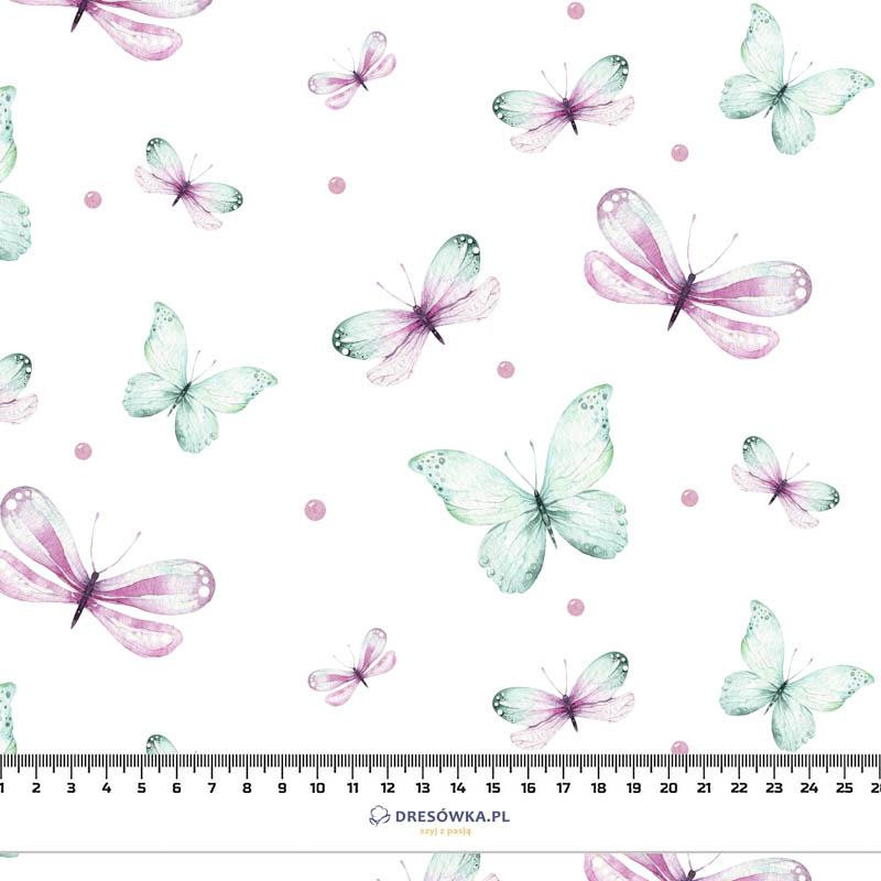 BUTTERFLIES PAT. 3 (WATER-COLOR BUTTERFLIES) - Viscose jersey