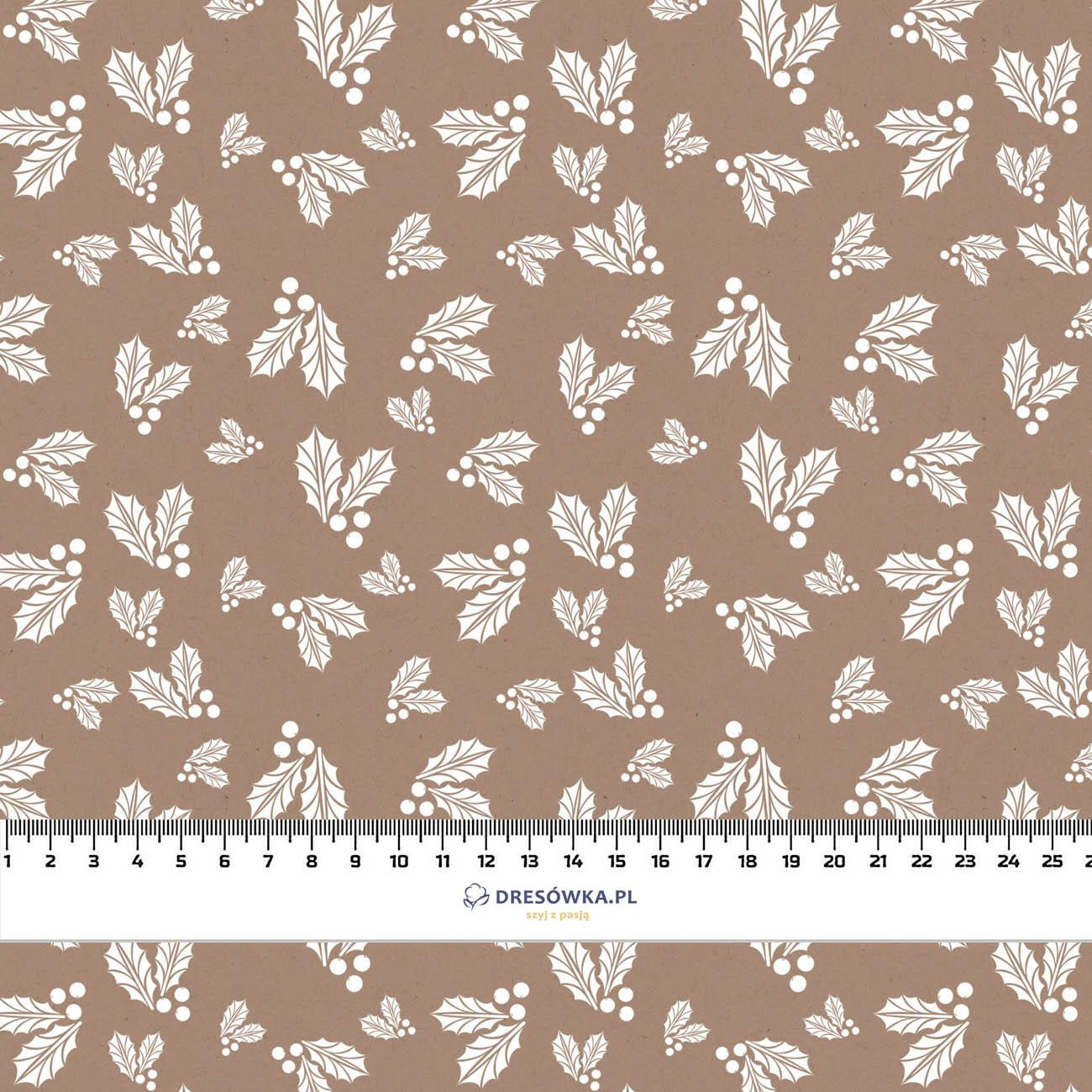 HOLLY (WHITE CHRISTMAS) - Cotton woven fabric