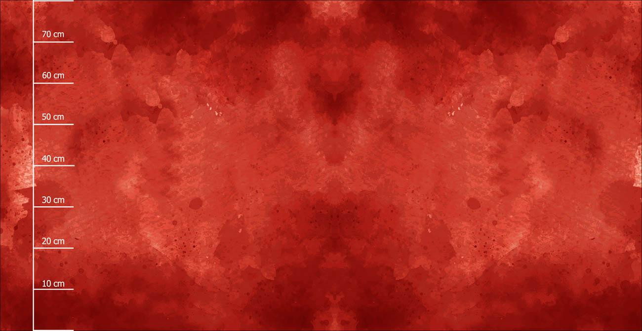 RED SPECKS -  PANEL (80cm x 155cm) SINGLE JERSEY ITY