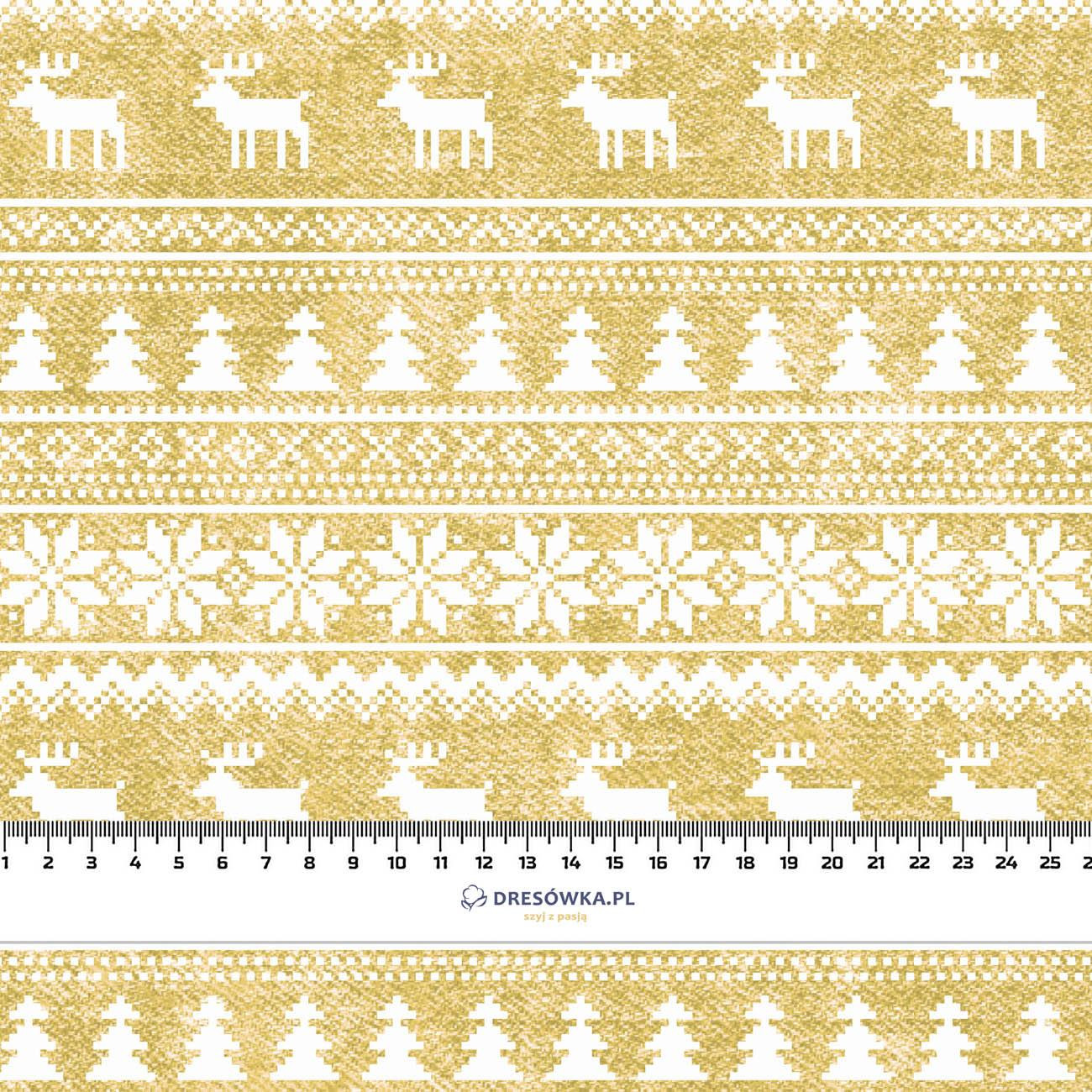 REINDEERS PAT. 2 / ACID WASH GOLD  - Cotton woven fabric