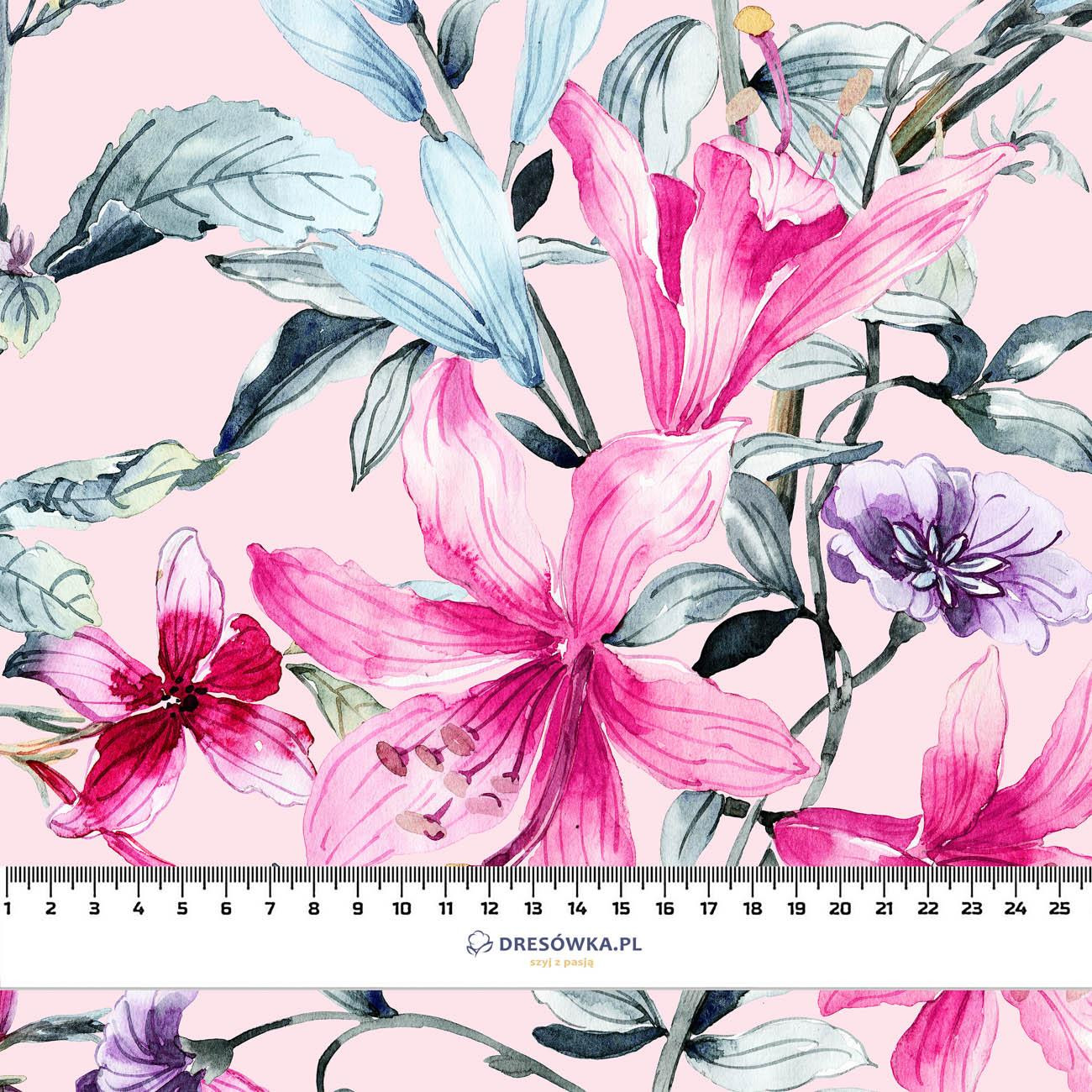 SPRING MEADOW pat. 4 - viscose woven fabric