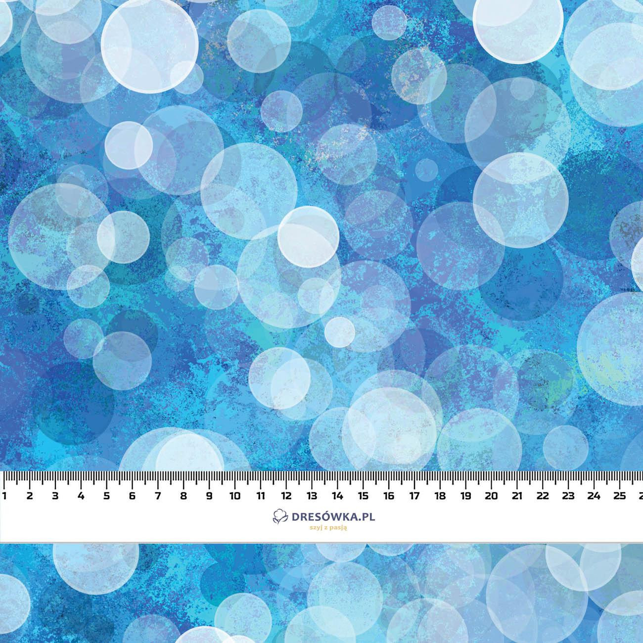WINTER BOKEH (WINTER IS COMING) - brushed knit fabric with teddy / alpine fleece