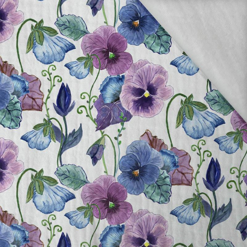 PANSIES (BLOOMING MEADOW) - Cotton muslin