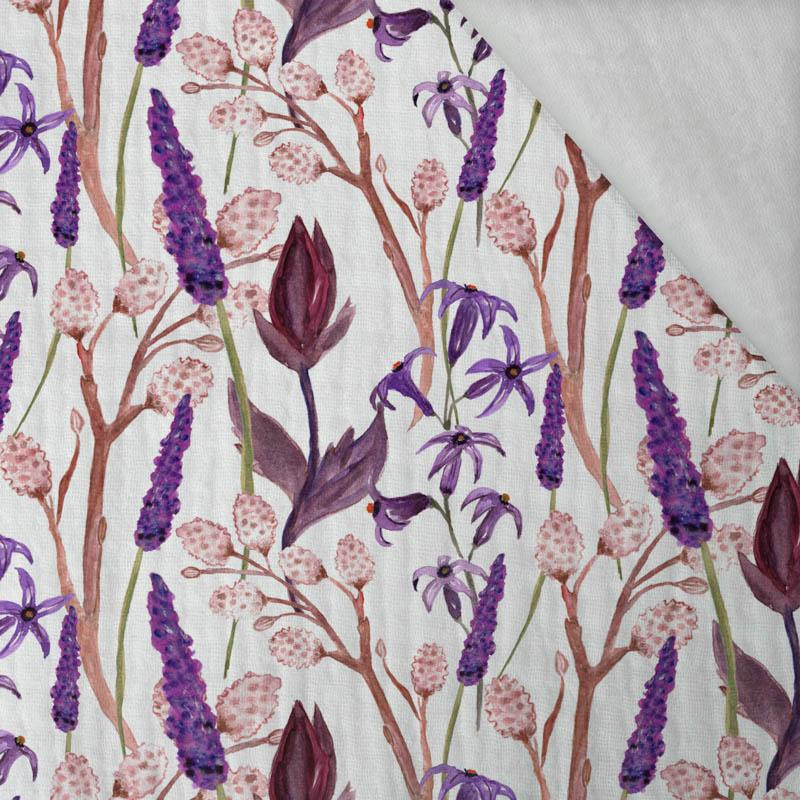 LAVENDER pat. 2 (BLOOMING MEADOW) - Cotton muslin