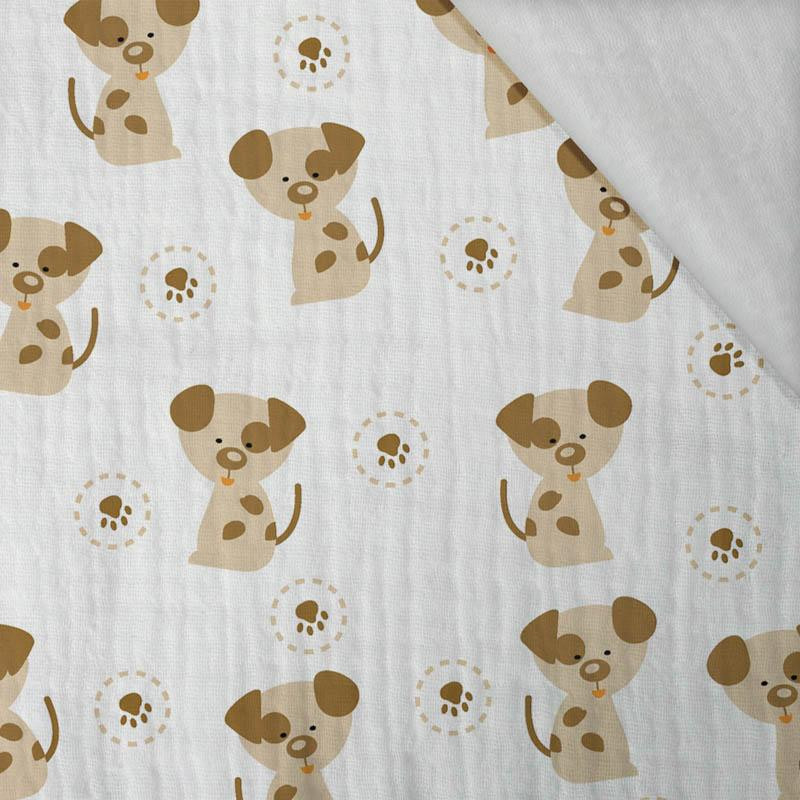 PIEBALD DOGS (ANIMAL GARDEN) - Cotton muslin