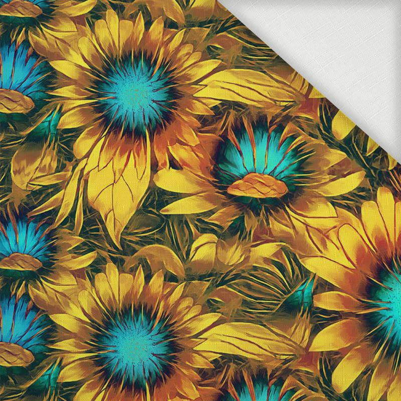 SUNFLOWERS pat. 1 - Woven Fabric for tablecloths