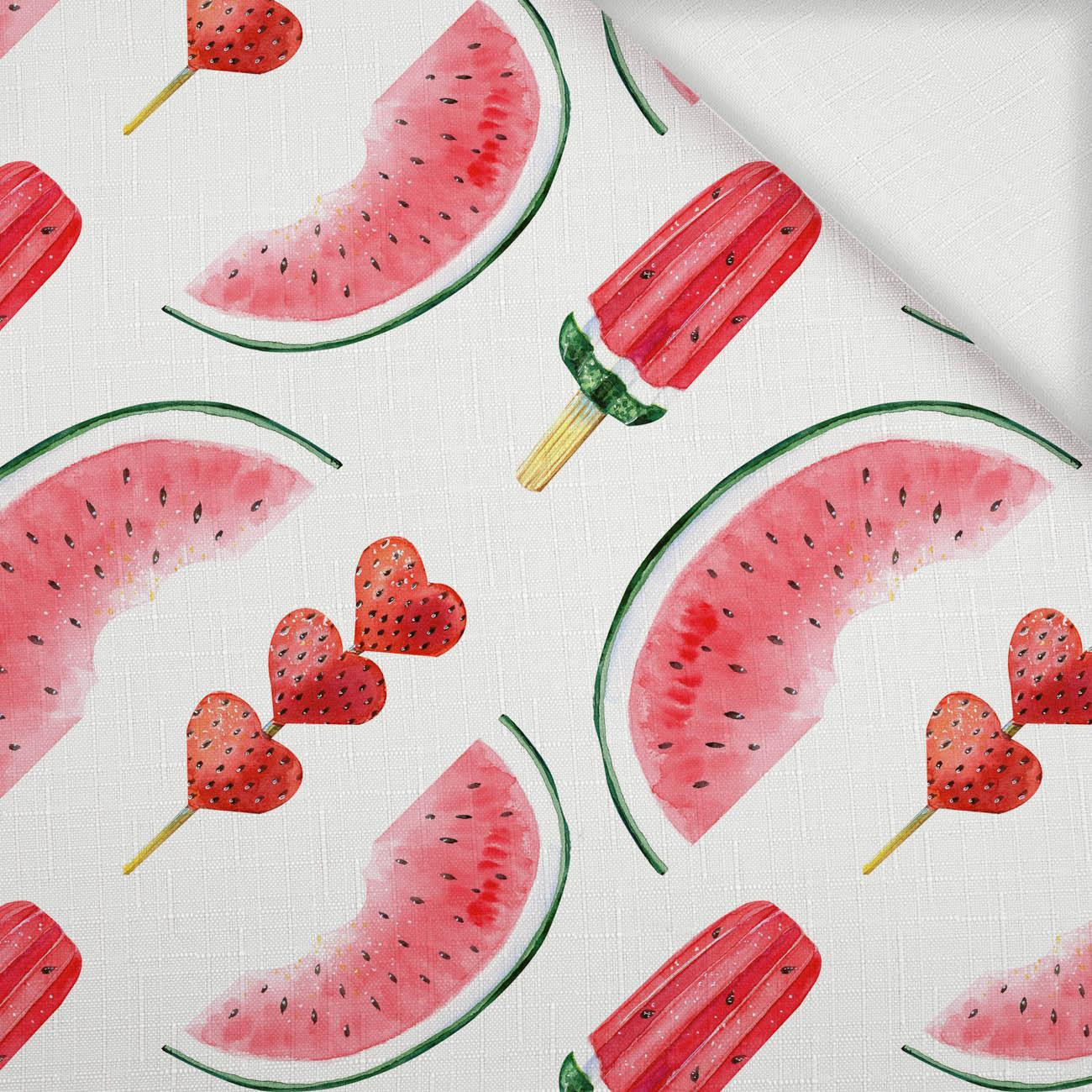 ICE CREAM AND WATERMELONS - Woven Fabric for tablecloths