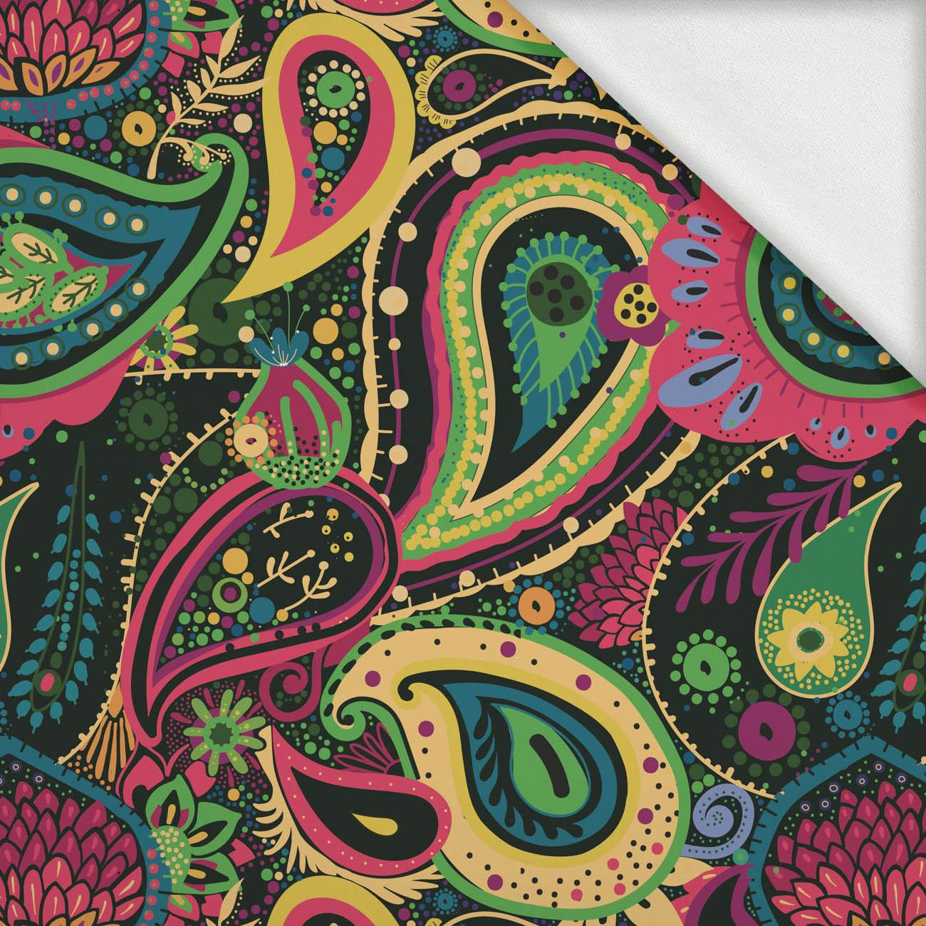 Paisley pattern no. 7 - looped knit fabric with elastane ITY