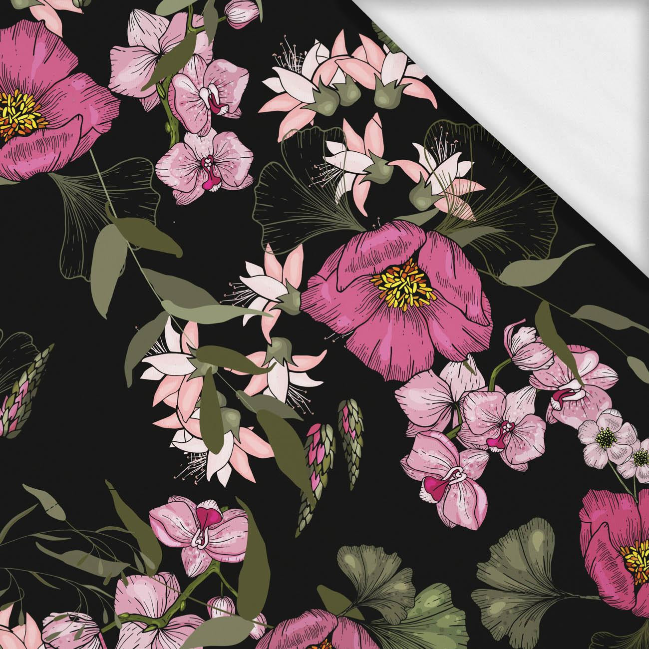 PINK FLOWERS PAT. 2- single jersey with elastane ITY